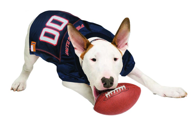 Pets First NCAA College Illinois Fighting Illini Mesh Jersey for DOGS & CATS, Small.Licensed Dog Jersey with your Favorite Football/Basketball College Team - Image 2